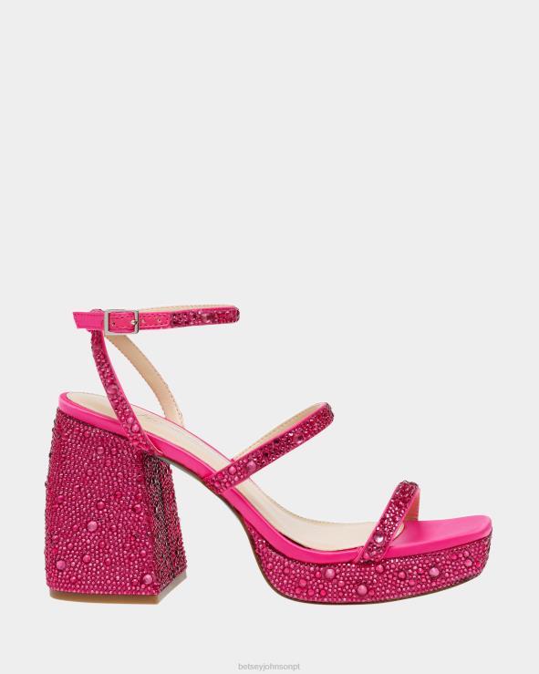 fúcsia deni H6X06110 Betsey Johnson mulheres sapato