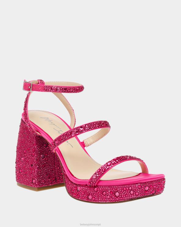 fúcsia deni H6X06110 Betsey Johnson mulheres sapato