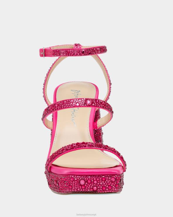 fúcsia deni H6X06110 Betsey Johnson mulheres sapato