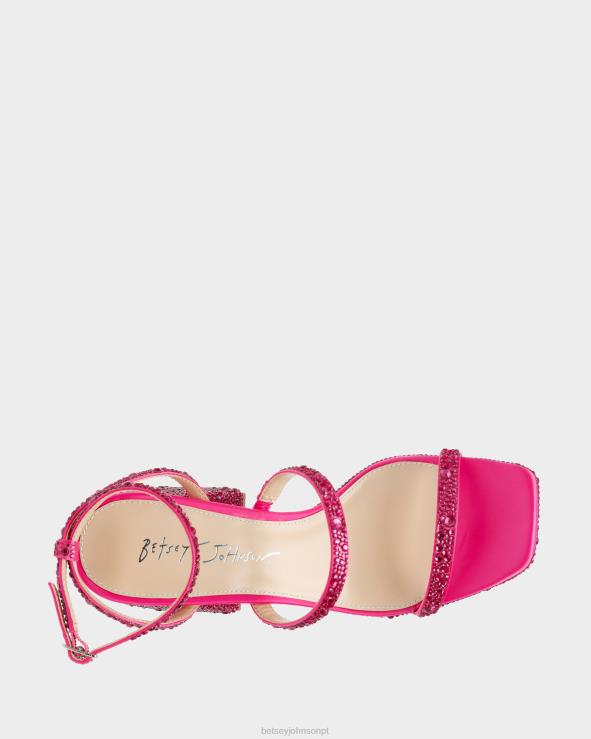 fúcsia deni H6X06110 Betsey Johnson mulheres sapato