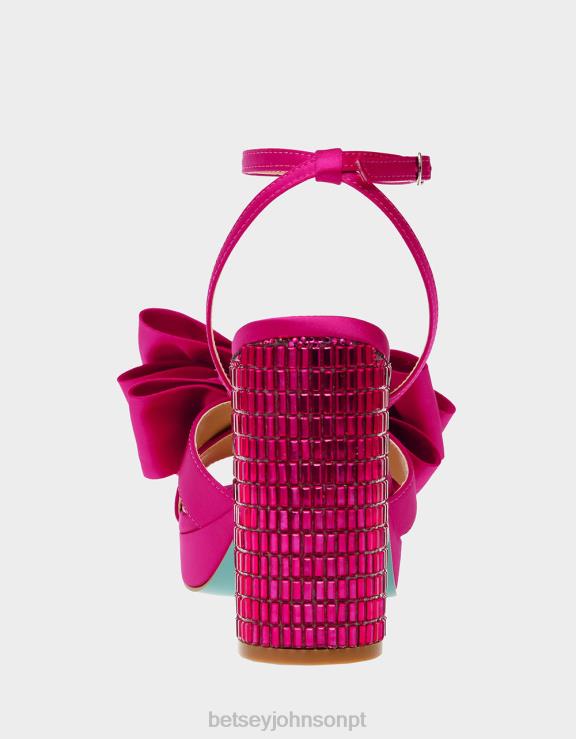 fúcsia louco H6X0696 Betsey Johnson mulheres sapato