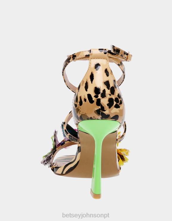 leopardo multi everlee H6X0676 Betsey Johnson mulheres sapato