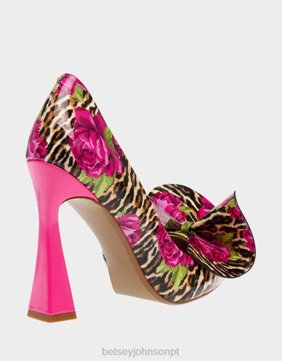 leopardo multi nobre-p H6X0687 Betsey Johnson mulheres sapato
