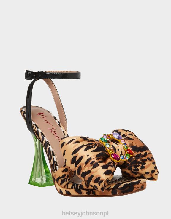 leopardo multi pollie H6X0649 Betsey Johnson mulheres sapato