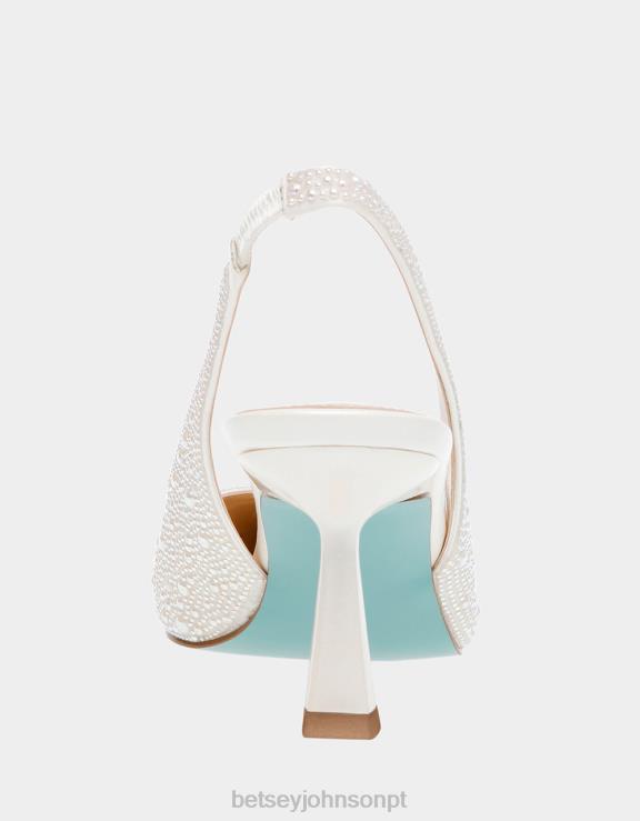 marfim Clark H6X0675 Betsey Johnson mulheres sapato