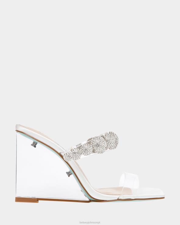 marfim Troy H6X06162 Betsey Johnson mulheres sapato