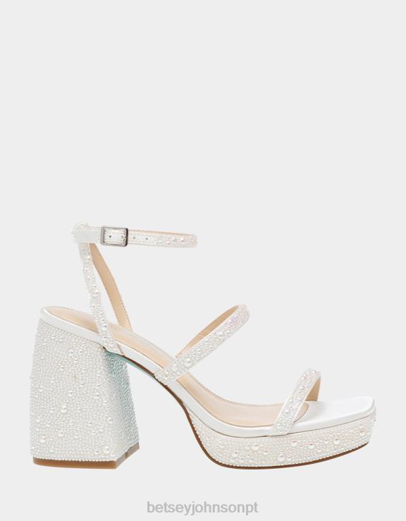 marfim deni H6X0669 Betsey Johnson mulheres sapato