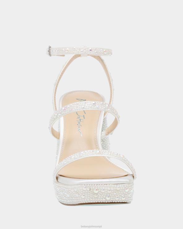 marfim deni H6X0669 Betsey Johnson mulheres sapato