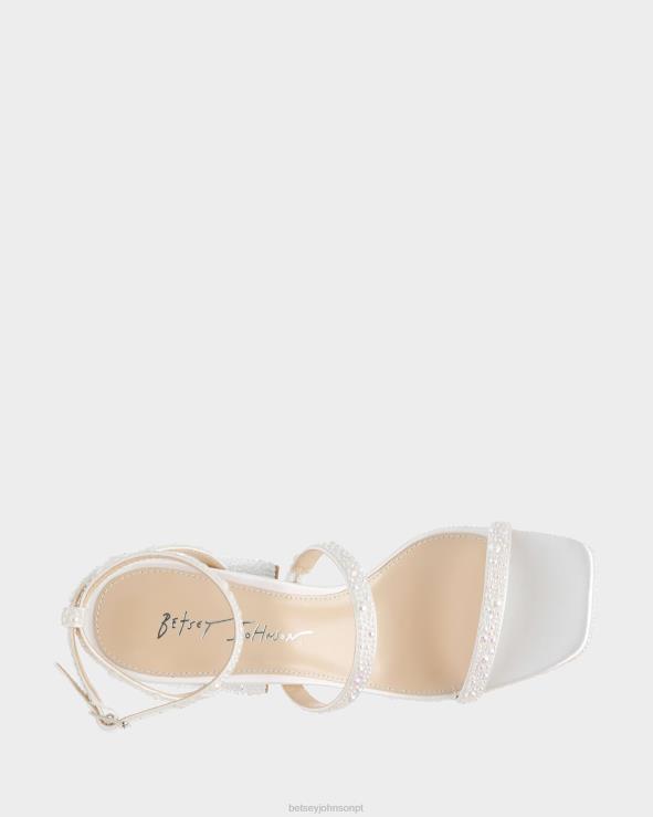 marfim deni H6X0669 Betsey Johnson mulheres sapato