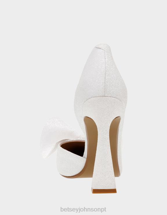 marfim nobre H6X0684 Betsey Johnson mulheres sapato