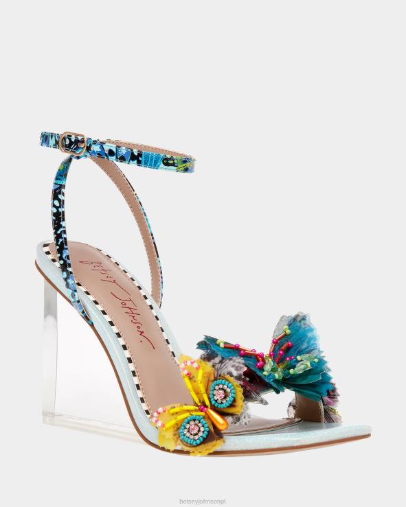 multi azul Kynlee H6X0634 Betsey Johnson mulheres sapato
