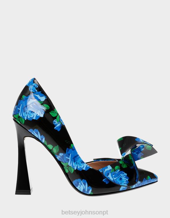 multi azul nobre-p H6X06128 Betsey Johnson mulheres sapato