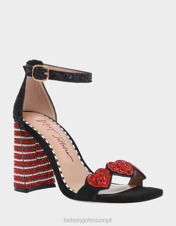 multi kameron-bj black H6X0677 Betsey Johnson mulheres sapato