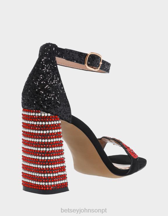 multi kameron-bj black H6X0677 Betsey Johnson mulheres sapato