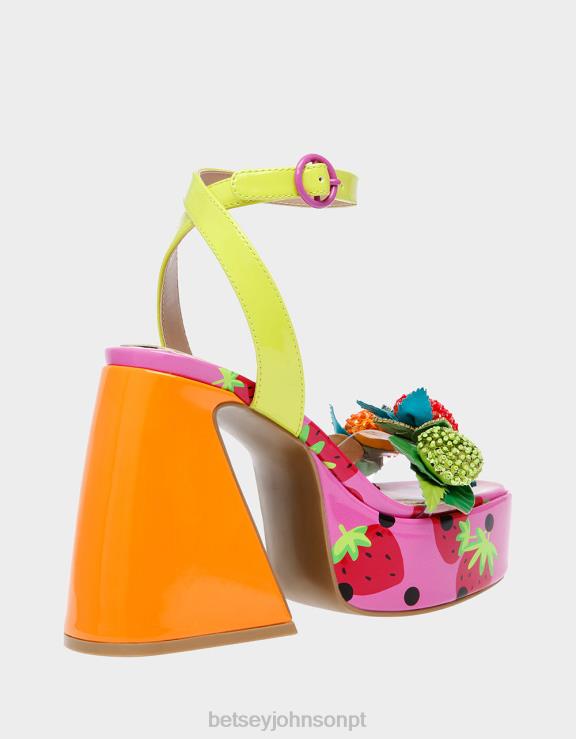 multi sprite H6X0671 Betsey Johnson mulheres sapato