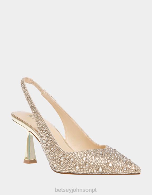 ouro Clark H6X0693 Betsey Johnson mulheres sapato