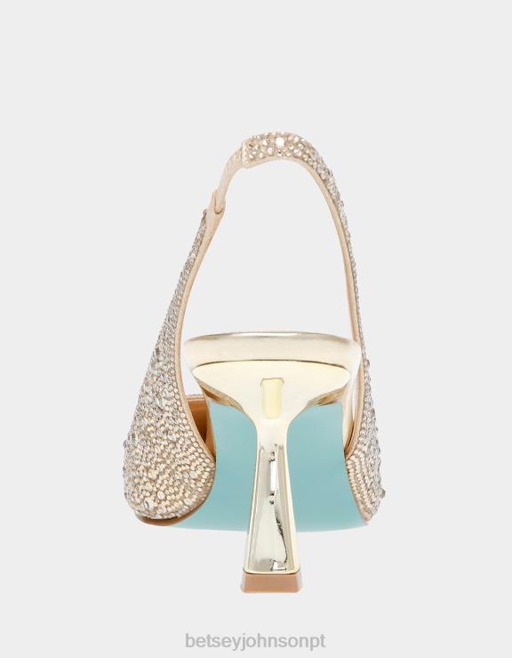 ouro Clark H6X0693 Betsey Johnson mulheres sapato