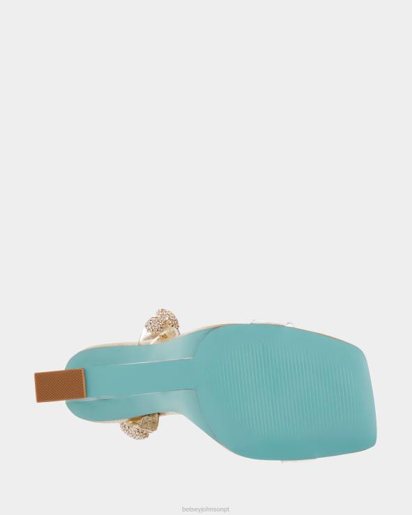 ouro Troy H6X06141 Betsey Johnson mulheres sapato