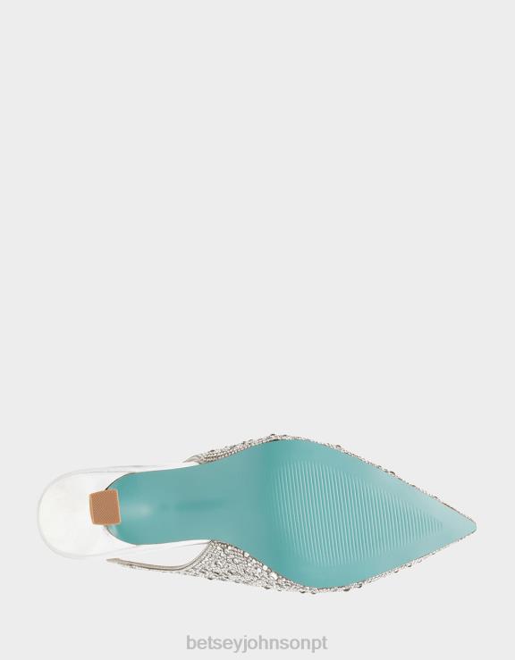 prata Clark H6X0618 Betsey Johnson mulheres sapato