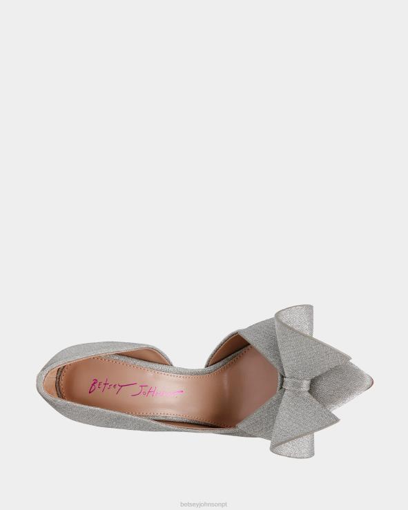 prata nobre H6X0626 Betsey Johnson mulheres sapato