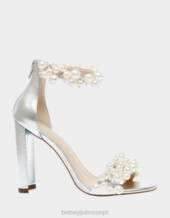 prata sb-fay H6X0617 Betsey Johnson mulheres sapato