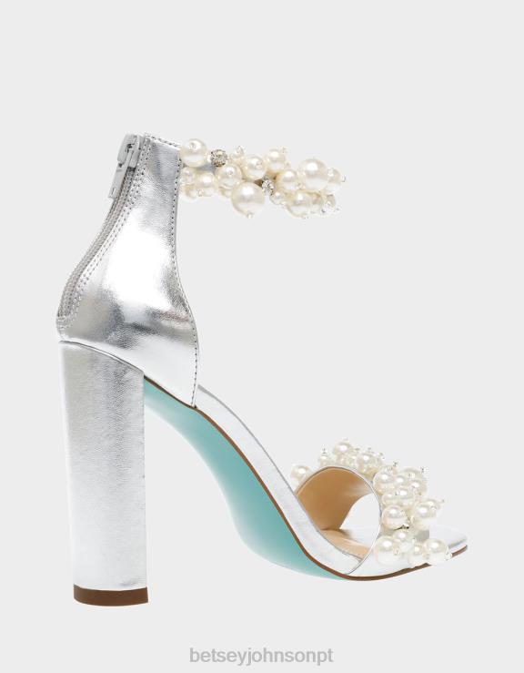 prata sb-fay H6X0617 Betsey Johnson mulheres sapato