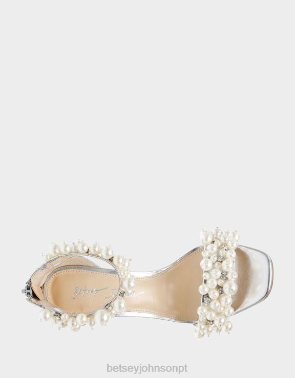 prata sb-fay H6X0617 Betsey Johnson mulheres sapato