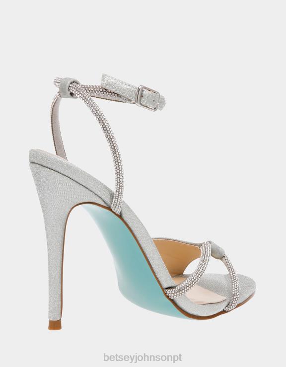 prata vera H6X0630 Betsey Johnson mulheres sapato