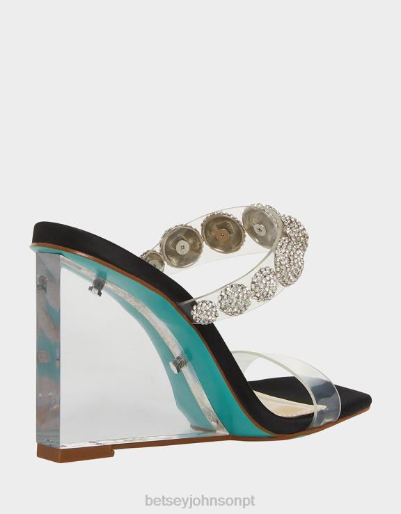 preto Troy H6X06163 Betsey Johnson mulheres sapato