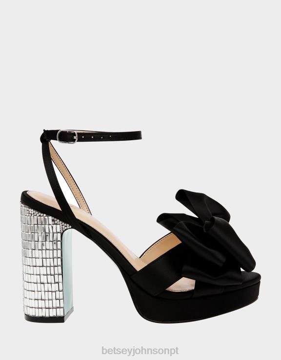 preto louco H6X0614 Betsey Johnson mulheres sapato