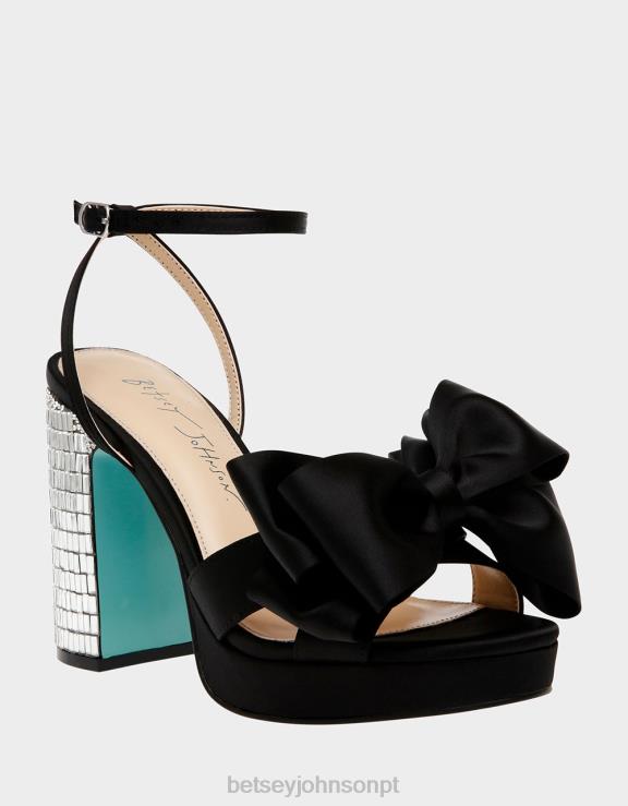 preto louco H6X0614 Betsey Johnson mulheres sapato