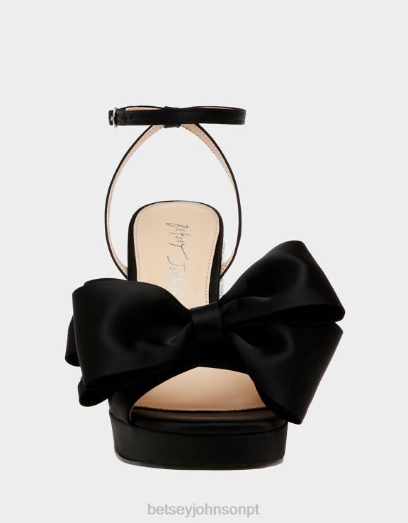 preto louco H6X0614 Betsey Johnson mulheres sapato