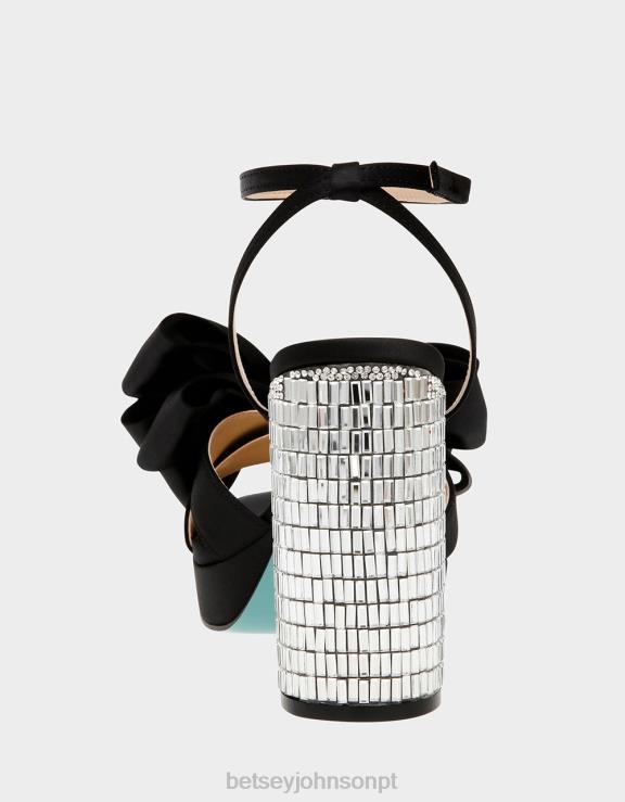 preto louco H6X0614 Betsey Johnson mulheres sapato