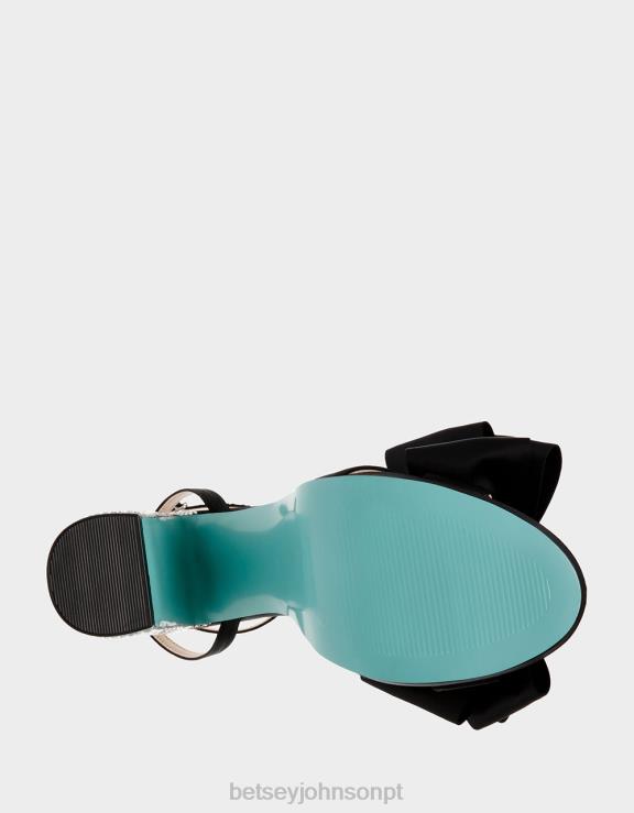 preto louco H6X0614 Betsey Johnson mulheres sapato