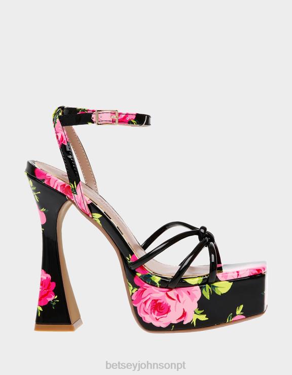 preto multi tiky H6X06160 Betsey Johnson mulheres sapato