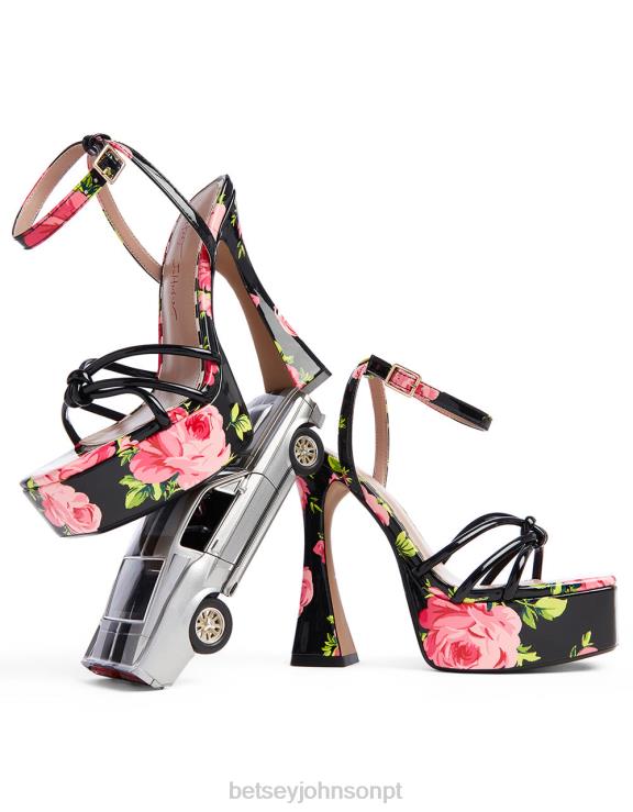preto multi tiky H6X06160 Betsey Johnson mulheres sapato