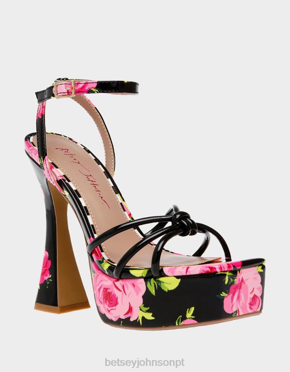 preto multi tiky H6X06160 Betsey Johnson mulheres sapato