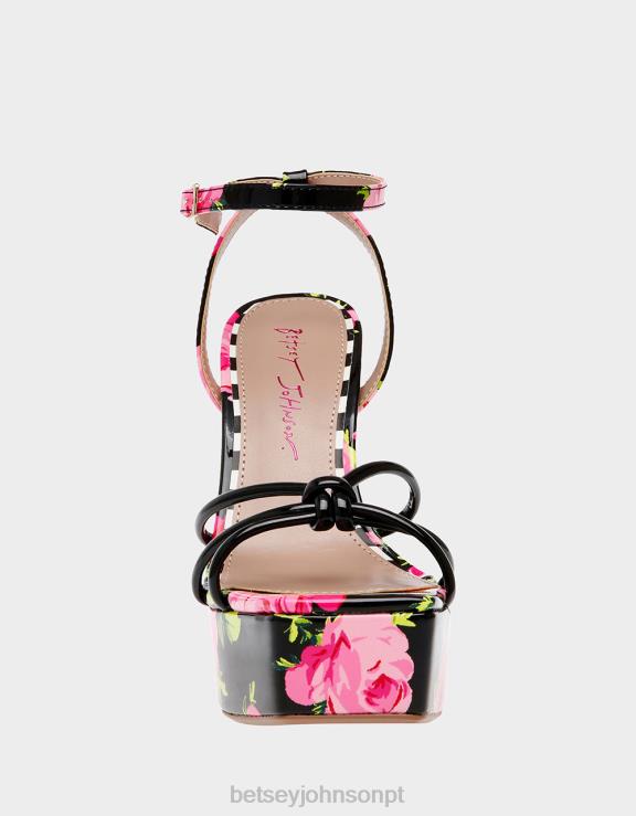 preto multi tiky H6X06160 Betsey Johnson mulheres sapato