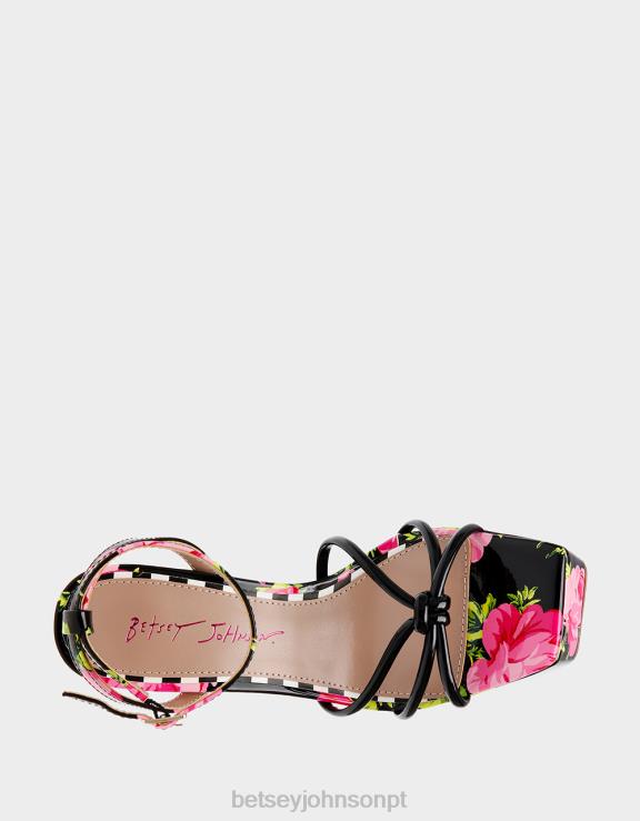 preto multi tiky H6X06160 Betsey Johnson mulheres sapato
