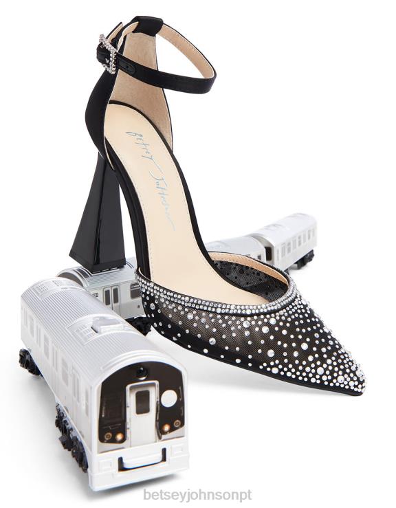 preto viola H6X06166 Betsey Johnson mulheres sapato