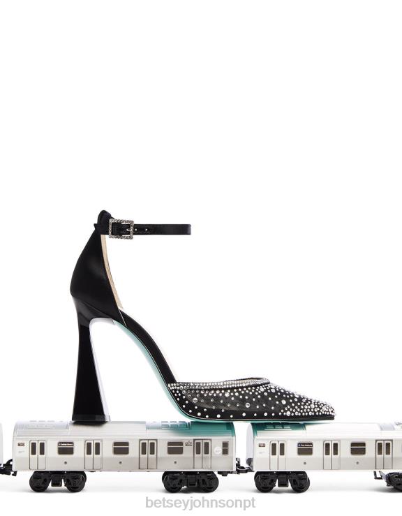 preto viola H6X06166 Betsey Johnson mulheres sapato