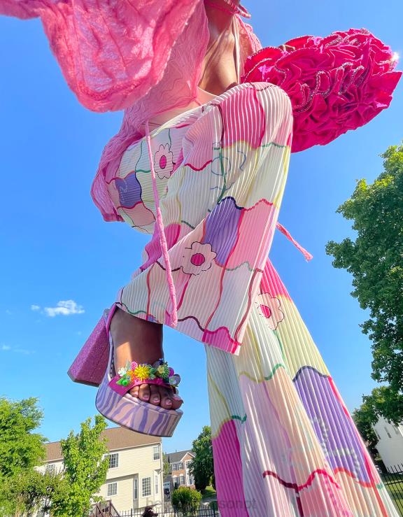 rosa multi Jordão H6X0682 Betsey Johnson mulheres sapato