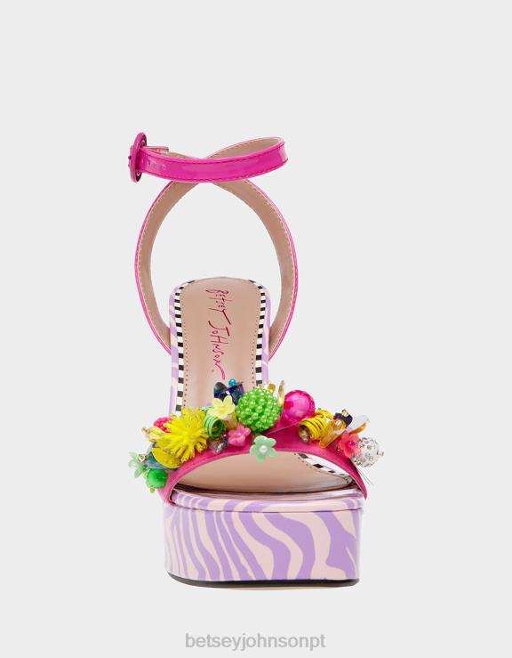 rosa multi Jordão H6X0682 Betsey Johnson mulheres sapato
