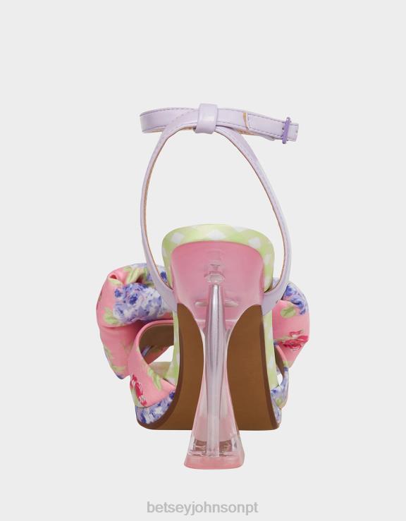 rosa multi pollie H6X0673 Betsey Johnson mulheres sapato
