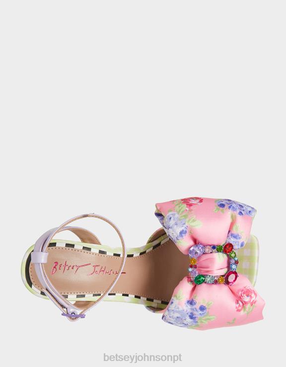 rosa multi pollie H6X0673 Betsey Johnson mulheres sapato
