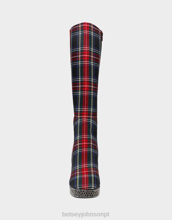 xadrez preto valeria H6X06173 Betsey Johnson mulheres sapato