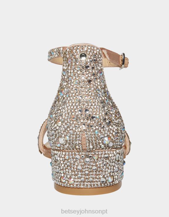 champanhe Mari H6X06151 Betsey Johnson crianças sapato