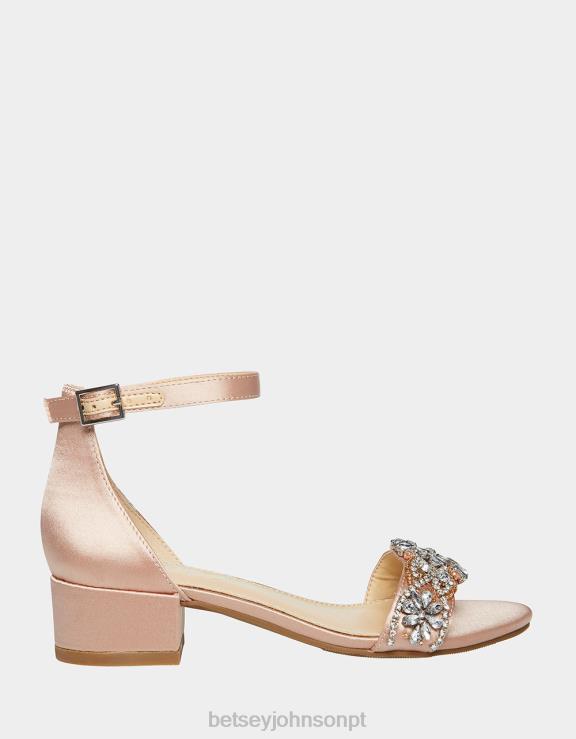 champanhe mel H6X06199 Betsey Johnson crianças sapato