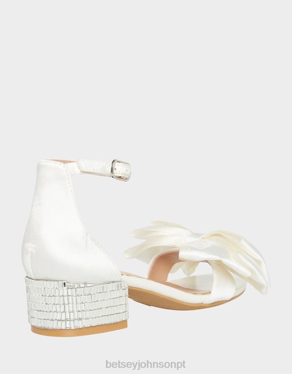 marfim louco H6X06184 Betsey Johnson crianças sapato