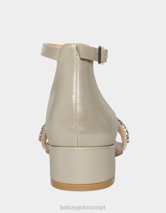 prata mel H6X06197 Betsey Johnson crianças sapato